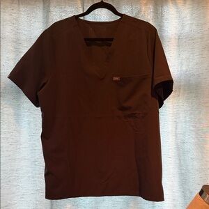 Figs Tech Collection Grey Scrub Top XXL